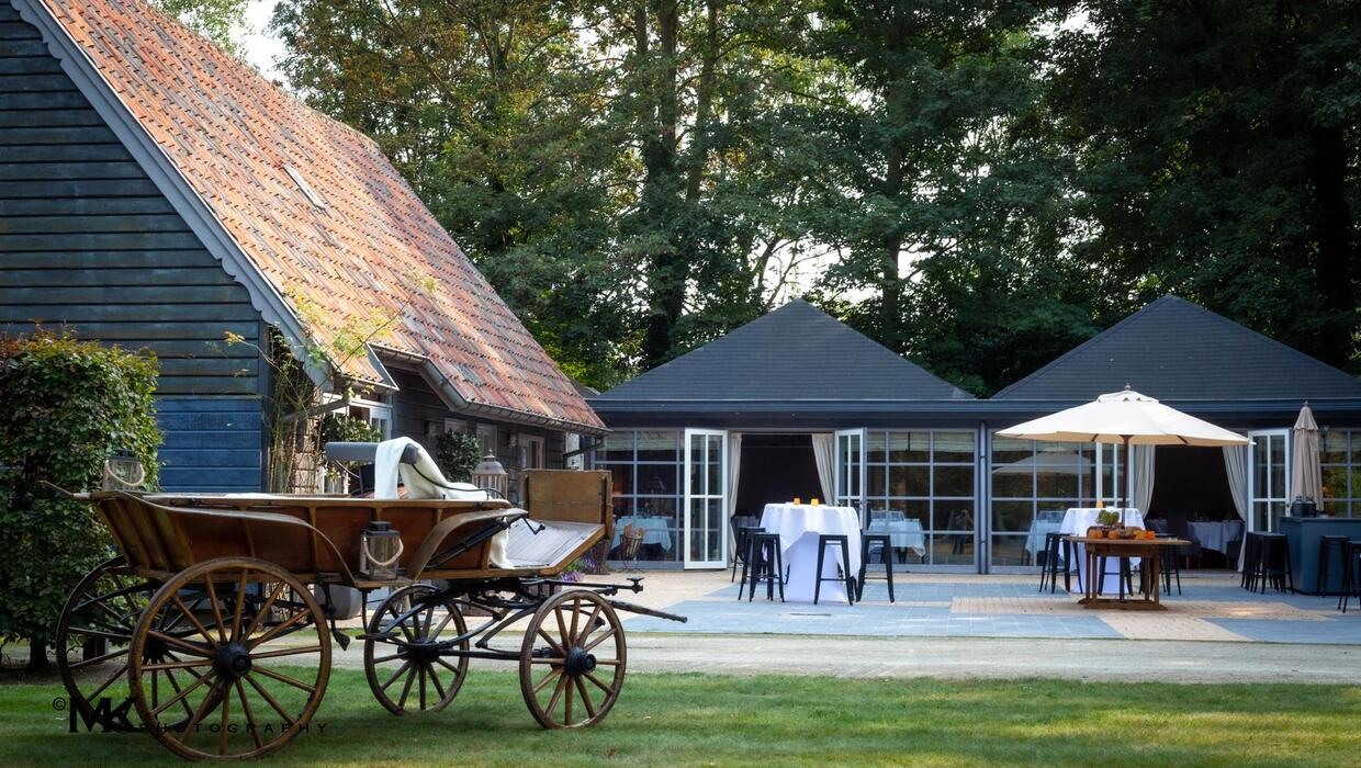 Paviljoen en terras op Domein ’t Meersdael